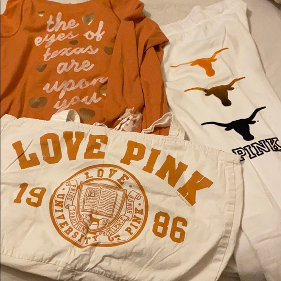 Victoria Secret Pink/University of Texas Wardrobe - Picture 3 of 3